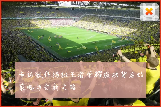 专访张伟揭秘王者荣耀成功背后的策略与创新之路